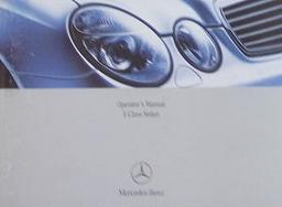 2006 Mercedes-Benz E-Class Sedan Owner's Manual Portfolio