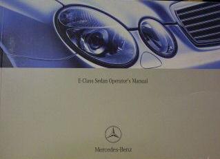 2003 Mercedes Benz E-Class Factory Owner's Manual Portfolio