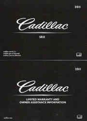 2011 Cadillac SRX Factory Owner's Portfolio