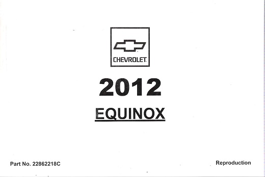2012 Chevrolet Equinox Owner's Manual