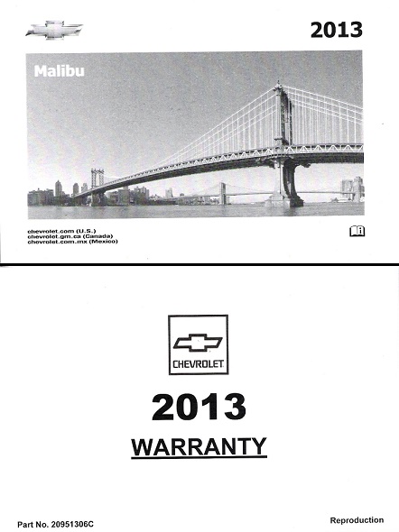 2013 Chevrolet Malibu Owner's Manual Portfolio