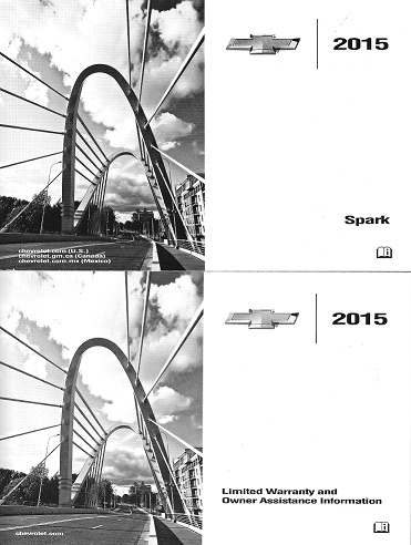 2015 Chevrolet Spark Gas Models Factory Owner's Manual Portfolio