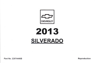2013 Chevrolet Silverado Owner's Manual