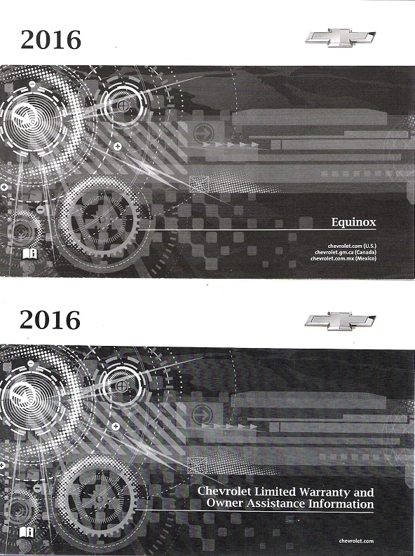 2016 Chevrolet Equinox Owner's Manual Portfolio