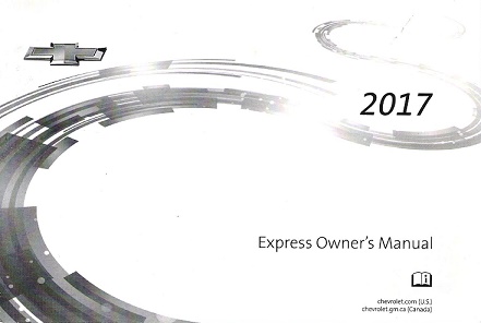 2017 Chevrolet Express Passenger & Cargo Van Owner's Manual Portfolio