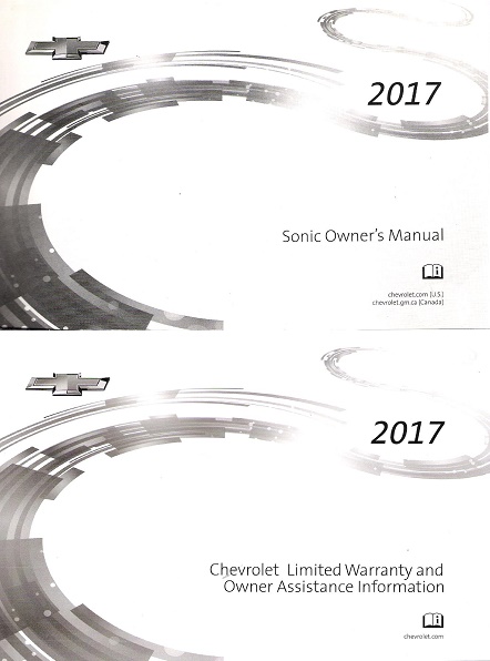2017 Chevrolet Sonic Owner's Manual Portfolio