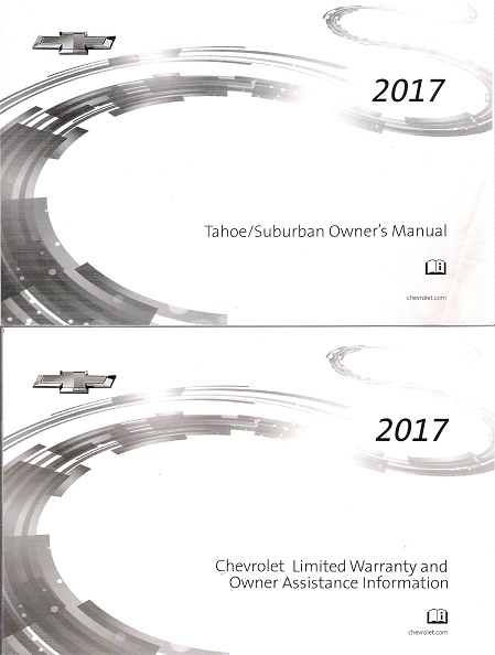 2017 Chevrolet Tahoe & Suburban Owner's Manual Portfolio