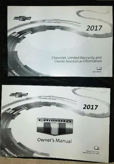 2017 Chevrolet Camaro Owner's Manual Portfolio