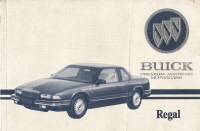 1993 Buick Regal Owner's Manual