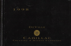 1998 Cadillac DeVille Owner's Manual