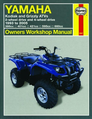 1993 2005 Yamaha Kodiak, Grizzly Haynes ATV Owners Workshop Manual