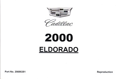 2000 Cadillac Eldorado Owner's Manual