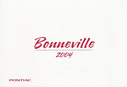 2004 Pontiac Bonneville Owner's Manual