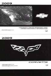 2009 Chevrolet Corvette Factory Owner's Portfolio