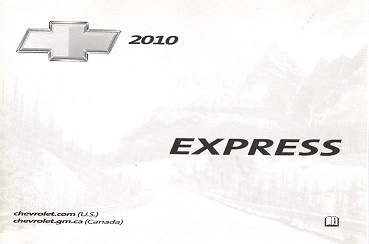 2010 Chevrolet Express Van Owner's Manual