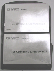 2010 GMC Sierra Denali Factory Owner's Portfolio