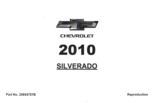 2010 Chevrolet Silverado Owner's Manual