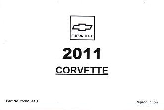 2011 Chevrolet Corvette Factory Owner's Manual