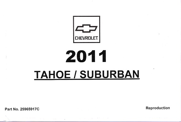 2011 Chevrolet Tahoe & Suburban Owner's Manual