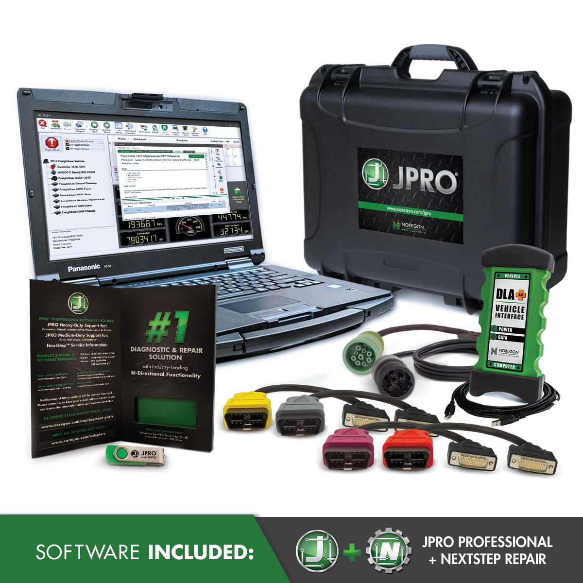 JPRO with Fault Guidance and NextStep Repair Diagnostic Toolbox w/ Technician as a Service Bundle