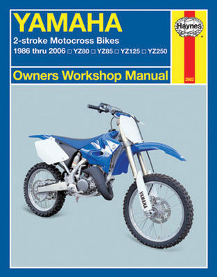 1986 - 2006 Yamaha 2Stroke YZ80 YZ85 YZ125 YZ250 Haynes Motorcycle Repair Manual