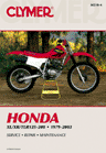 1979  -  2003 Honda XL / XR / TLR 125 - 200  Clymer Repair Manual