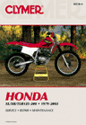 1979 - 2003 Honda XL125 / XR125 / TLR125 / XL200 / XR200 / TLR200 Clymer Repair Manual