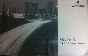 2002 Acura 3.2 TL Owner's Manual Portfolio