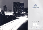 2005 Acura RL Owner's Manual Portfolio
