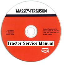 Massey Ferguson MF5425, MF5435, MF5445, MF5455, MF5460, MF5465, DYNA 4 Tractor Service & Operator Manual CD