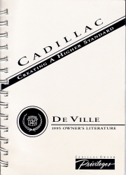 1995 Cadillac Deville Owner's Manual