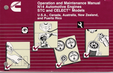 Cummins N14 Series Engines - 1994 Certification Levels - Operation & Maintenance Manual
