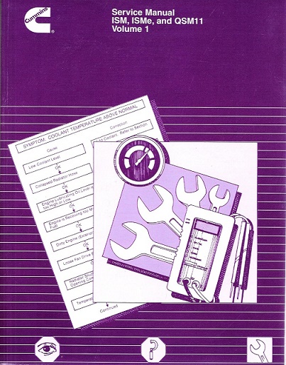Cummins ISM, ISMe & QSM11 Engines Factory Service Manual - 3 Vol. Set w/ CD-ROM