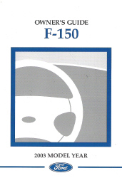 2003 Ford F-150 Factory Owner's Manual with Case