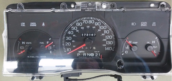 2003 - 2005 Ford Crown Victoria Instrument Cluster Repair (140 MPH, Police)