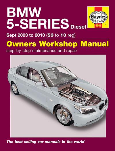 2003 - 2010 BMW  5-Series: Sedan & Touring, 4 & 6- Cylinder Turbo-Diesel Engines Haynes Repair Manual 