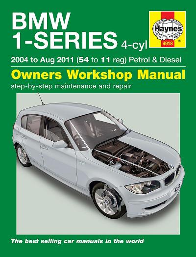 2004 - 2011 BMW 1-Series, Gasoline & Diesel Engines Haynes Repair Manual 