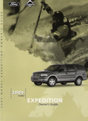 2004 Ford Expedition Owners Manual with Case