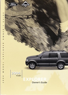 2004 Ford Explorer Owner's Manual Portfolio