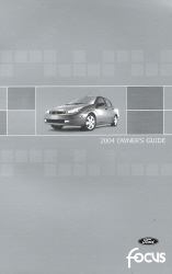 2004 Ford Focus Owner's Manual Kit