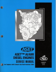 Mack ASET AI/AMI Diesel Engine Service Manual - Softcover