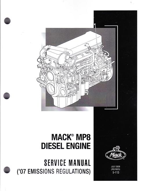 Mack MP8 Diesel Engine Service Manual                                                                                                                                                                   