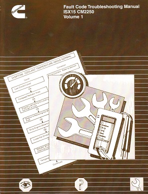 Cummins ISX15 CM2250 Fault Code Troubleshooting Manual Kit - 5 Vol. Set