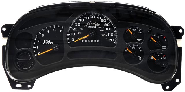 2003 - 2005 GM, Avalanche, Sierra, Silverado, Suburban, Tahoe & Yukon Instrument Cluster Repair (No Trans Temp Gauge)