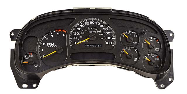 2003 - 2005 Avalanche, Sierra, Silverado, Suburban, Tahoe & Yukon Instrument Cluster Repair (With Trans Temp Gauge)