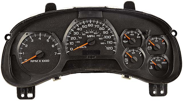 2002 - 2007 Chevrolet Trailblazer & 02-06 Trailblazer EXT Instrument Cluster Repair w/o DIC, with Tach