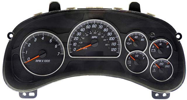 2003 - 2004 Chevrolet Envoy Instrument Cluster Repair w/o DIC, L6/ 4.2 L, V8/5.3 L