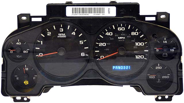 2007 - 2012 Chevrolet Silverado 1500, GMC Sierra 1500 Instrument Cluster Repair (Gas, Manual & Auto Trans)