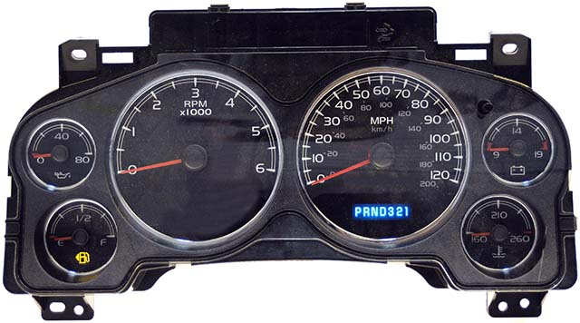 2007 - 2012 Chevrolet, GMC Silverado, Sierra, Tahoe Yukon Instrument Cluster Repair (Gas, Automatic Trans)