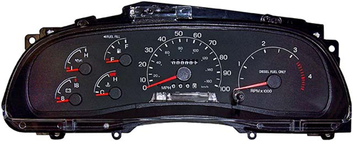 1999-2001 Ford F250-550 Superduty (Diesel), 2000-2001 Excursion (Diesel) Instrument Cluster Repair